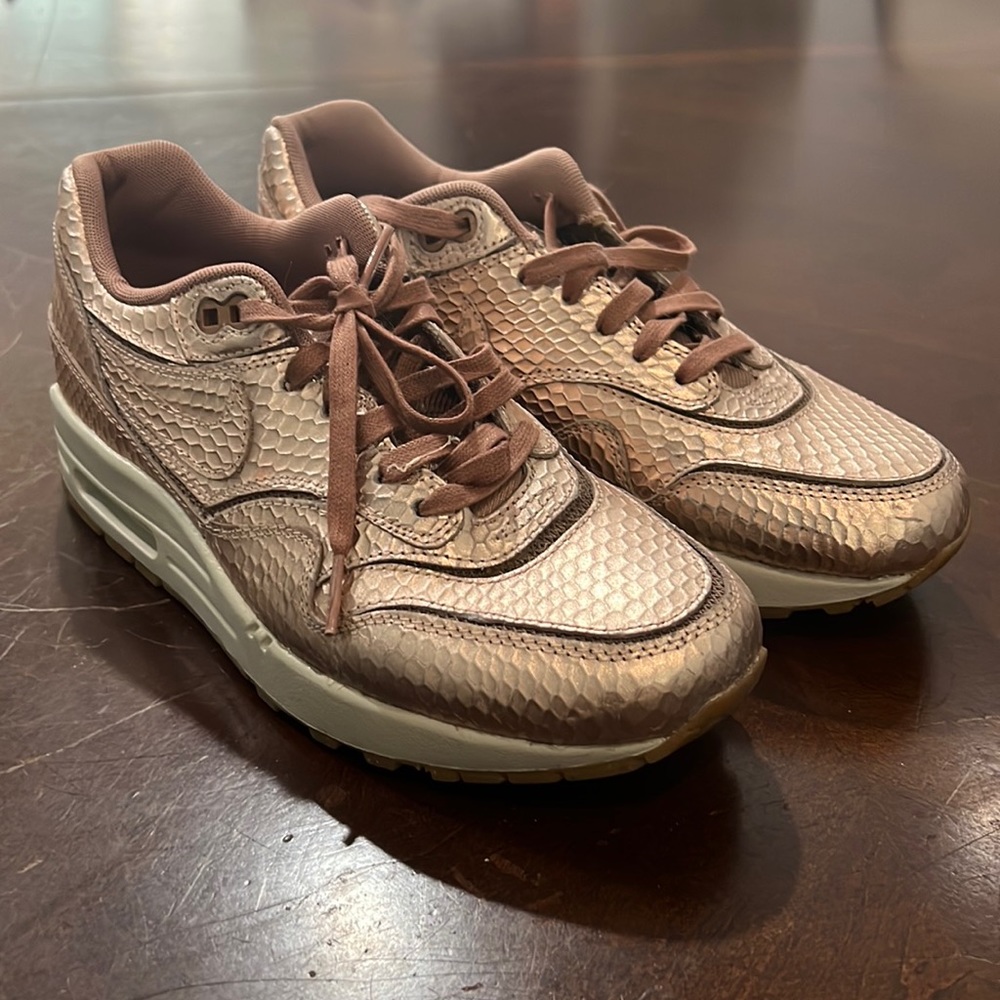 Rose Gold Nike Air Sneakers